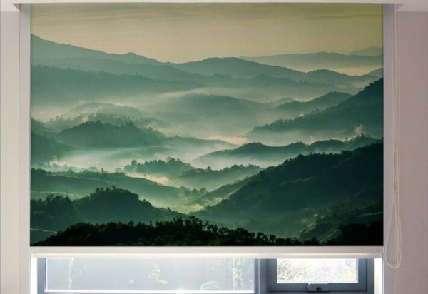 Calming Scenery Nature Roller Blinds for Windows