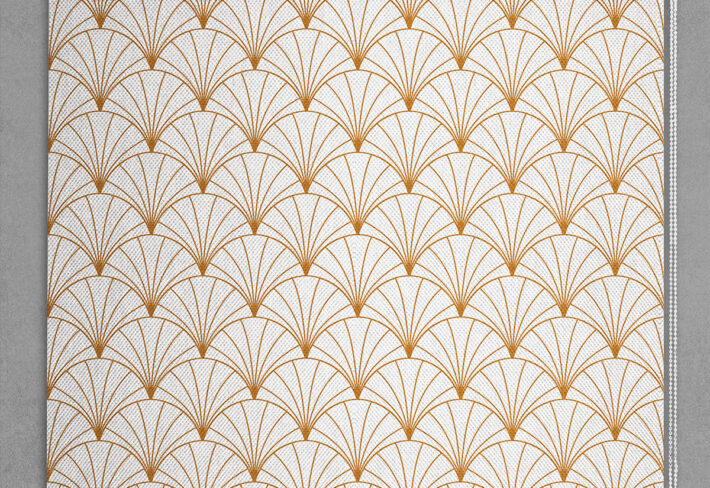 Vintage Art Deco Pattern Roller Blinds f...