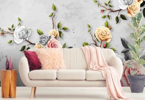 White Pink Rose