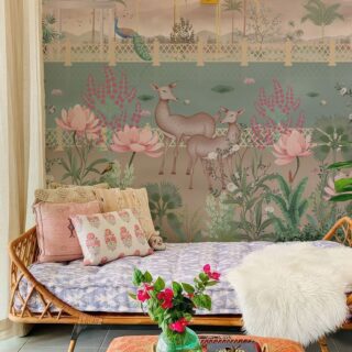 Van-angan, Serene Nature-Rich Wallpaper Mural, Customized