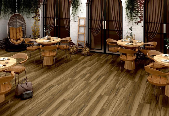 Natural Wood-Look Floor Tiles for Stylis...