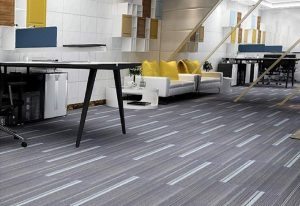 Modern-Grey-Striped-Carpet-Tiles for-Office-Flooring Modern Grey Striped Carpet Tiles for Office Flooring